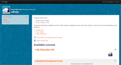 Desktop Screenshot of ehelp.sd73.bc.ca