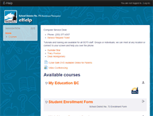Tablet Screenshot of ehelp.sd73.bc.ca