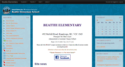 Desktop Screenshot of beattie.sd73.bc.ca