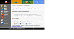 Desktop Screenshot of health.sd73.bc.ca