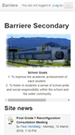 Mobile Screenshot of barrsec.sd73.bc.ca