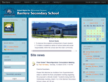 Tablet Screenshot of barrsec.sd73.bc.ca